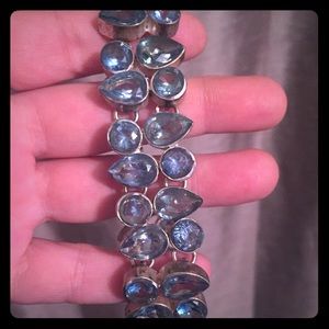 Blue stone bracelet